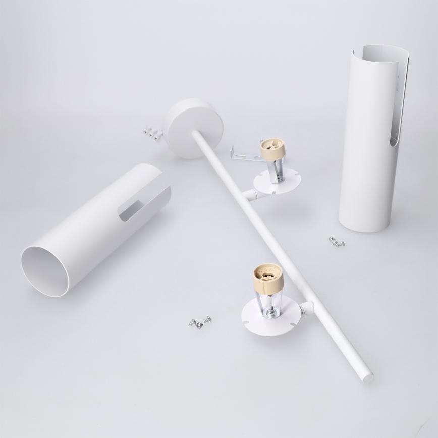 Brilagi - Lustre sur tige BRANCH 2xGU10/30W/230V blanc