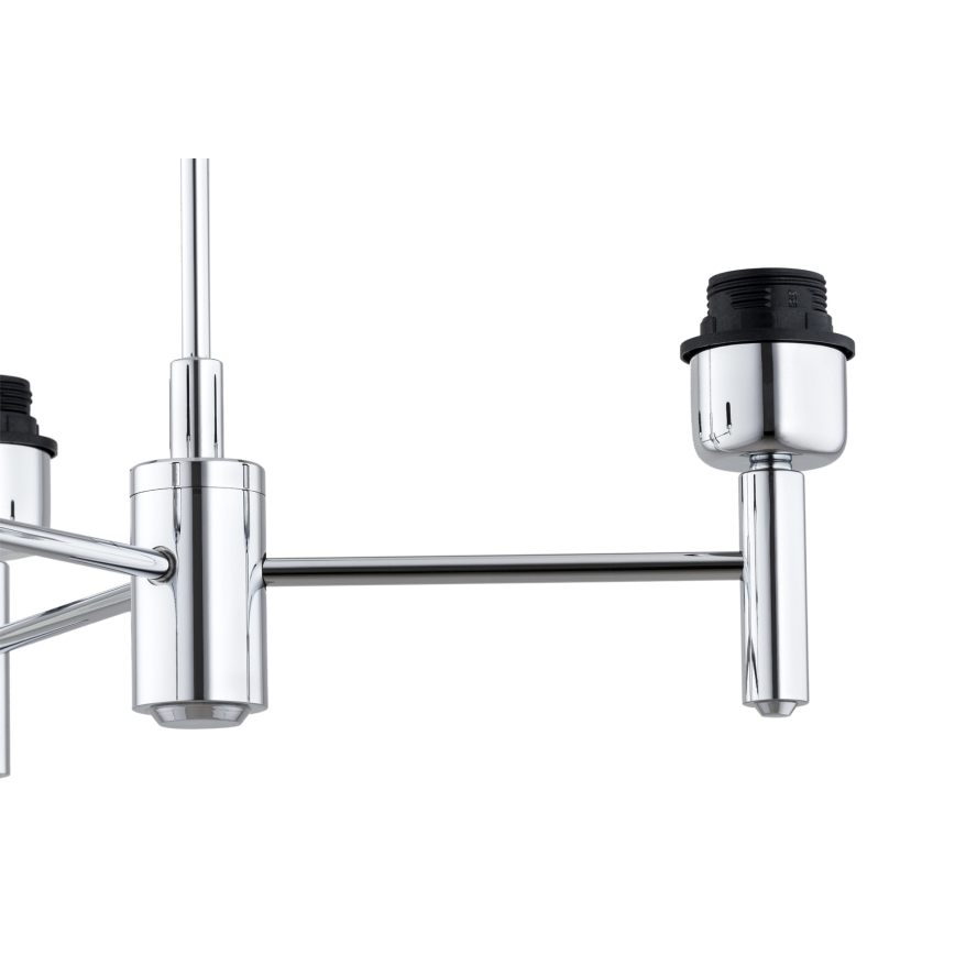 Brilagi - Lustre sur tige MONTE 3xE27/60W/230V beige/chrome poli
