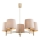 Brilagi - Lustre sur tige MONTE 5xE27/60W/230V beige/doré