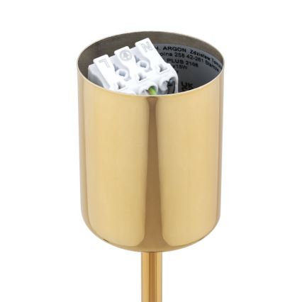 Brilagi - Lustre sur tige MONTE 5xE27/60W/230V beige/doré