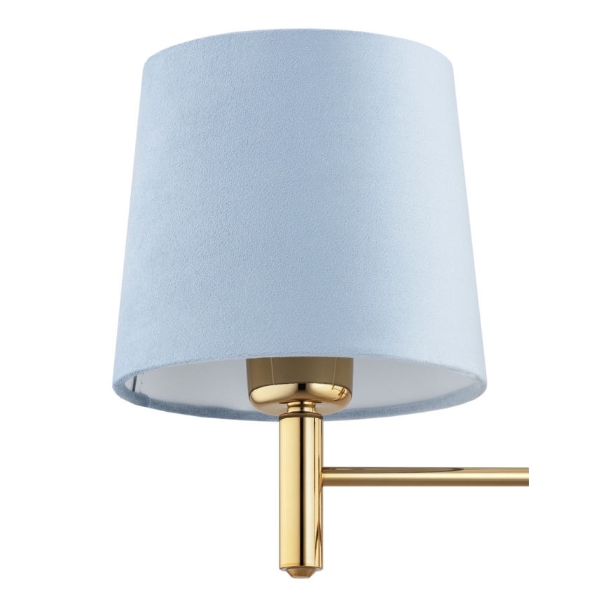 BRILAGI - Lustre sur tige MONTE 5xE27/60W/230V bleu/doré