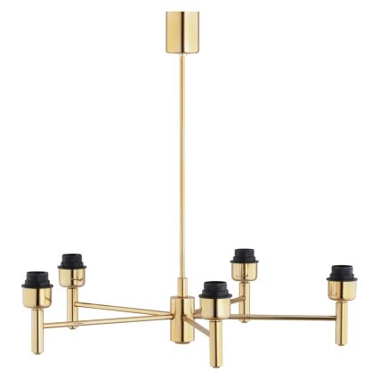 Brilagi - Lustre sur tige MONTE 5xE27/60W/230V marron/doré