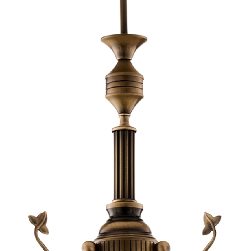 Brilagi - Lustre sur tige TAURUS 3xE27/15W/230V Ø 70 cm bronze