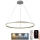 Brilagi - Lustre suspendu dimmable sur câble CIRCLE LED 55W 230V 3000–6500K Ø 80 cm, blanc, avec télécommande
