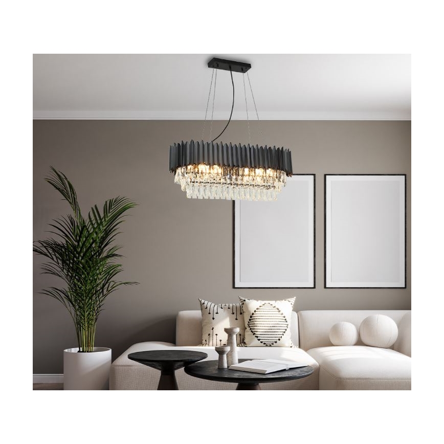 Brilagi - Lustre suspendu sur câble CARLOS 10xE14/40W/230V
