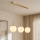 Brilagi - Lustre suspendu sur câble MILO 3xE27/60W/230V doré