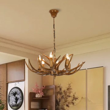 Brilagi - Lustre suspendu sur chaîne DEER 6x E14 / 10W / 230V Ø 70 cm