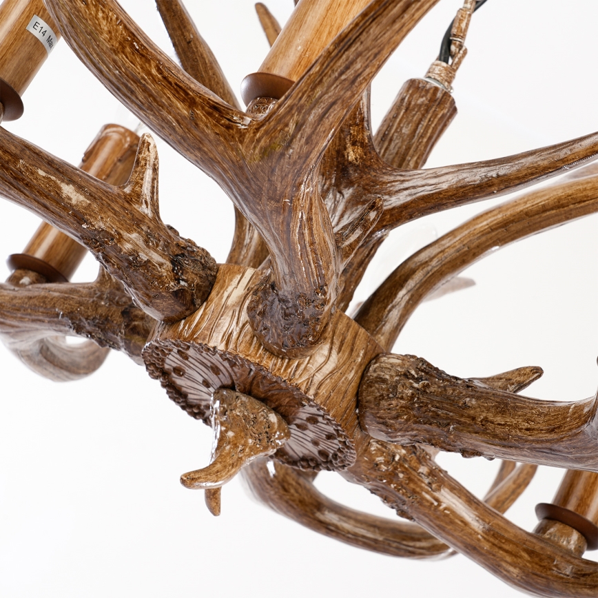 Brilagi - Lustre suspendu sur chaîne DEER 6x E14 / 10W / 230V Ø 70 cm