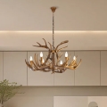 BRILAGI - Lustre suspendu sur chaîne DEER 6xE14/10W/230V Ø 80 cm en forme de bois de cerf