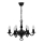 Brilagi - Lustre suspendu sur chaîne IMPERO 6xE14/60W/230V noir