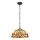 Brilagi - Lustre Tiffany en vitrail suspendu sur chaîne MIRABELLA 1xE27/60W/230V Ø 40 cm