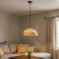 Brilagi - Lustre Tiffany en vitrail suspendu sur chaîne MIRABELLA 1xE27/60W/230V Ø 40 cm