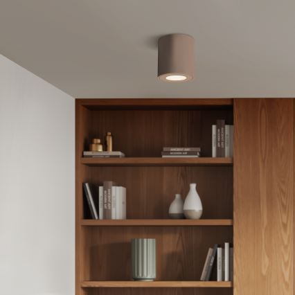 Brilagi - Luminaire LED RGBW dimmable pour salle de bains MIA 1xGU10/4,8W/230V 3000K 84x80 mm beige IP54 + télécommande