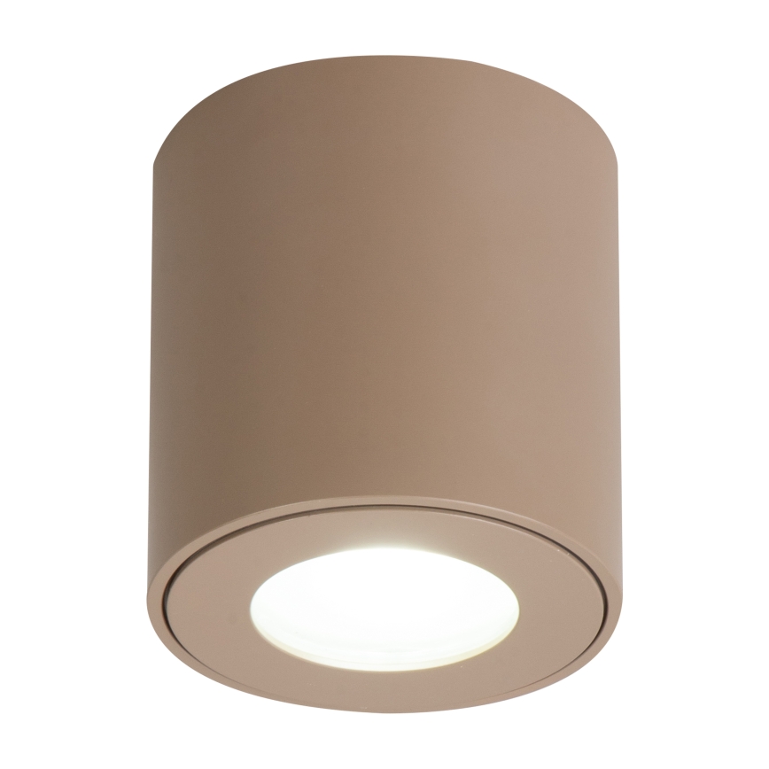 Brilagi - Luminaire LED RGBW dimmable pour salle de bains MIA 1xGU10/4,8W/230V 3000K 84x80 mm beige IP54 + télécommande
