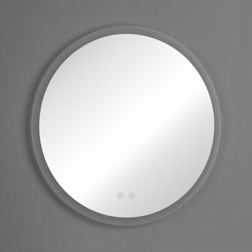Brilagi - Miroir chauffant LED pour salle de bains CLARA ECO 12W 230V Ø 60 cm IP44 IRC 90, dimmable + CCT