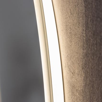 Brilagi - Miroir chauffant LED pour salle de bains CLARA ECO 12W 230V Ø 60 cm IP44 IRC 90, dimmable + CCT