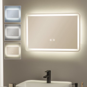 Brilagi - Miroir chauffant LED de salle de bains BELLA LED/12W/230V 40x60 cm IP44 IRC 90 dimmable + CCT