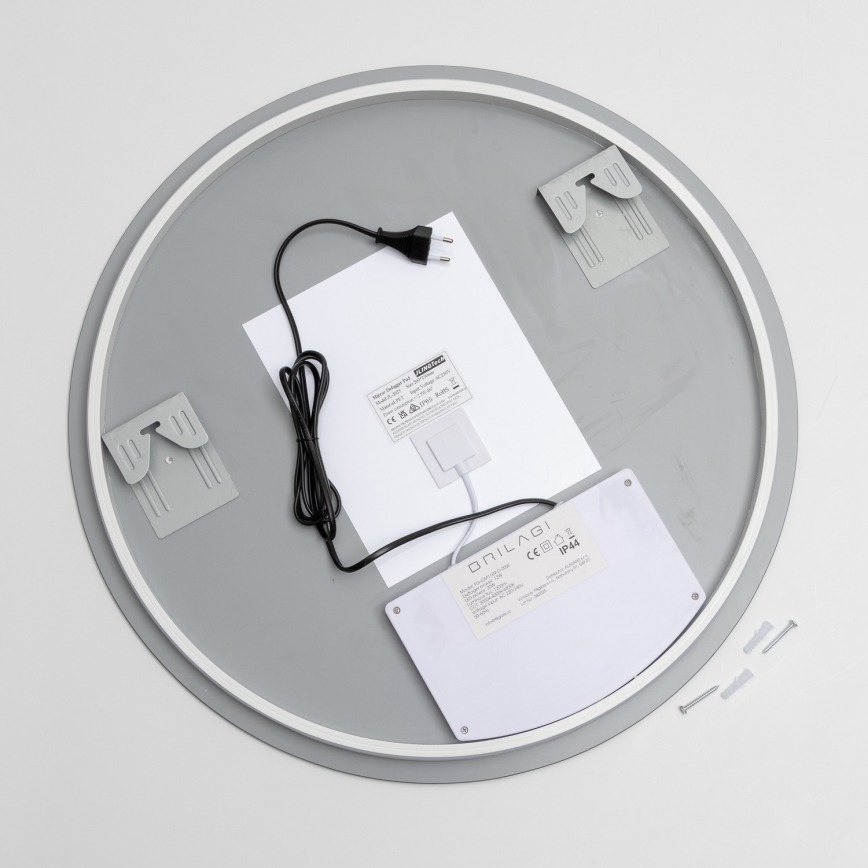 Brilagi - Miroir chauffant LED pour salle de bains DEMI PRO LED/20W/230V Ø 60 cm IP44 IRC 90 dimmable + CCT