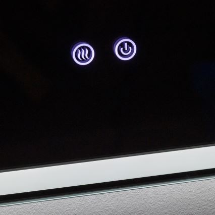 Brilagi - Miroir chauffant LED de salle de bains BELLA LED/12W/230V 40x60 cm IP44 IRC 90 dimmable + CCT