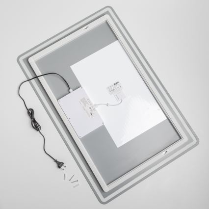 Brilagi - Miroir chauffant LED pour salle de bains BELLA LED/19W/230V 60x90 cm IP44 IRC 90 gradable + CCT