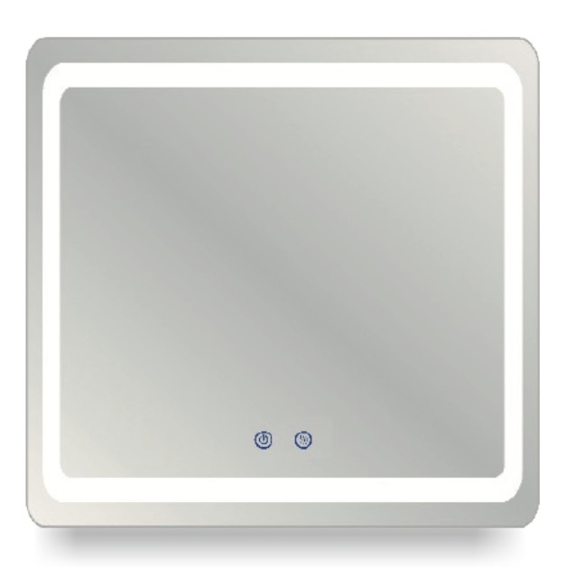 Brilagi - Miroir chauffant LED pour salle de bains à intensité variable avec rétroéclairage BELLA LED/16W/230V 60x60 cm 3000/4000/6500K IP44