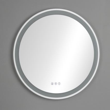 Brilagi - Miroir chauffant LED RGBW pour salle de bains AVA PRO LED/18W/230V Ø 60 cm IP44 IRC 90 dimmable + CCT