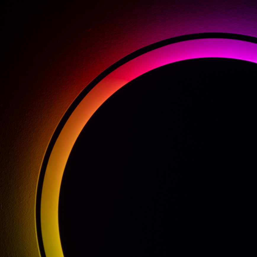 Brilagi - Miroir chauffant LED RGBW pour salle de bains AVA PRO LED/18W/230V Ø 60 cm IP44 IRC 90 dimmable + CCT