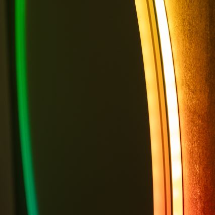 Brilagi - Miroir chauffant LED RGBW pour salle de bains AVA PRO LED/18W/230V Ø 60 cm IP44 IRC 90 dimmable + CCT