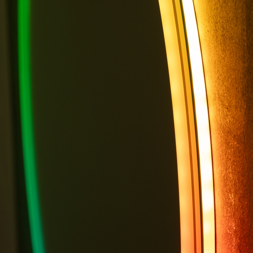 Brilagi - Miroir chauffant LED RGBW pour salle de bains AVA PRO LED/18W/230V Ø 60 cm IP44 IRC 90 dimmable + CCT