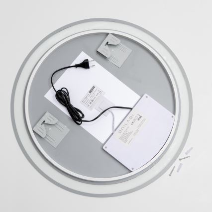 Brilagi - Miroir chauffant LED RGBW pour salle de bains AVA PRO LED/18W/230V Ø 60 cm IP44 IRC 90 dimmable + CCT