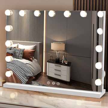 Brilagi - Miroir de maquillage à intensité variable HOLLYWOOD LED/15W/230V 3000/4000/6500K