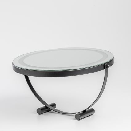 BRILAGI - Miroir de maquillage LED dimmable CALIFORNIA LED/17W/230V 3000/4000/6500K Ø 42 cm noir