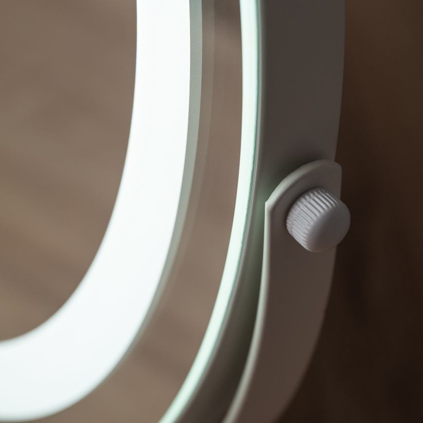 BRILAGI - Miroir de maquillage LED dimmable CALIFORNIA LED/17W/230V 3000/4000/6500K diam. 42 cm blanc