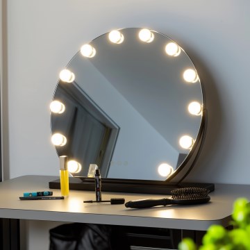 Brilagi - Miroir de maquillage LED dimmable HOLLYWOOD LED/12W/230V 3000/4000/6500K