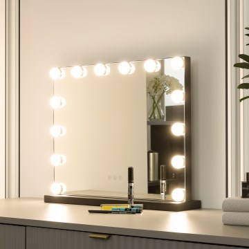 Brilagi - Miroir de maquillage LED dimmable HOLLYWOOD LED/15W/230V 3000/4000/6500K