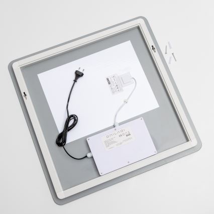 Brilagi - Miroir chauffant LED pour salle de bains DIANA LED/17W/230V 60x60 cm IP44 IRC 90 gradable + CCT