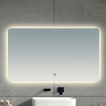 Brilagi - Miroir de salle de bains LED COMO LED/30W/230V 60x90 cm IP44 CRI 90 dimmable + CCT