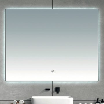 Brilagi - Miroir de salle de bains LED DESIO LED/20W/230V 40x60 cm argenté IP44 IRC 90 dimmable + CCT (température de couleur réglable)