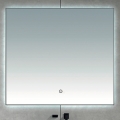 Brilagi - Miroir de salle de bains LED DESIO LED/24W/230V 60x60 cm argenté IP44 IRC 90 dimmable + CCT