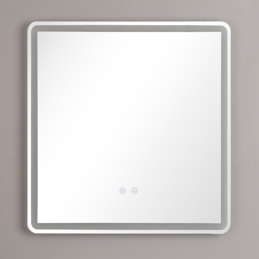 Brilagi - Miroir chauffant LED pour salle de bains BELLA LED/16W/230V 60x60 cm IP44 IRC 90 dimmable + CCT (température de couleur réglable)