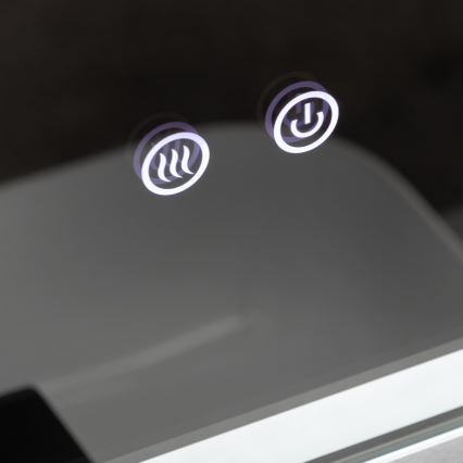 Brilagi - Miroir chauffant LED pour salle de bains BELLA LED/16W/230V 60x60 cm IP44 IRC 90 dimmable + CCT (température de couleur réglable)