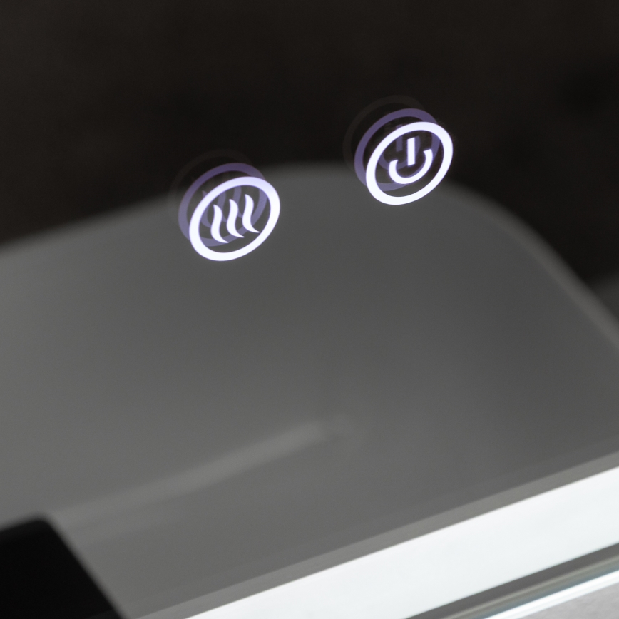 Brilagi - Miroir chauffant LED pour salle de bains BELLA LED/16W/230V 60x60 cm IP44 IRC 90 dimmable + CCT (température de couleur réglable)