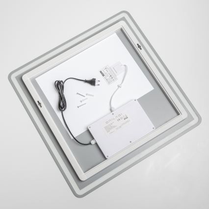 Brilagi - Miroir chauffant LED pour salle de bains BELLA LED/16W/230V 60x60 cm IP44 IRC 90 dimmable + CCT (température de couleur réglable)