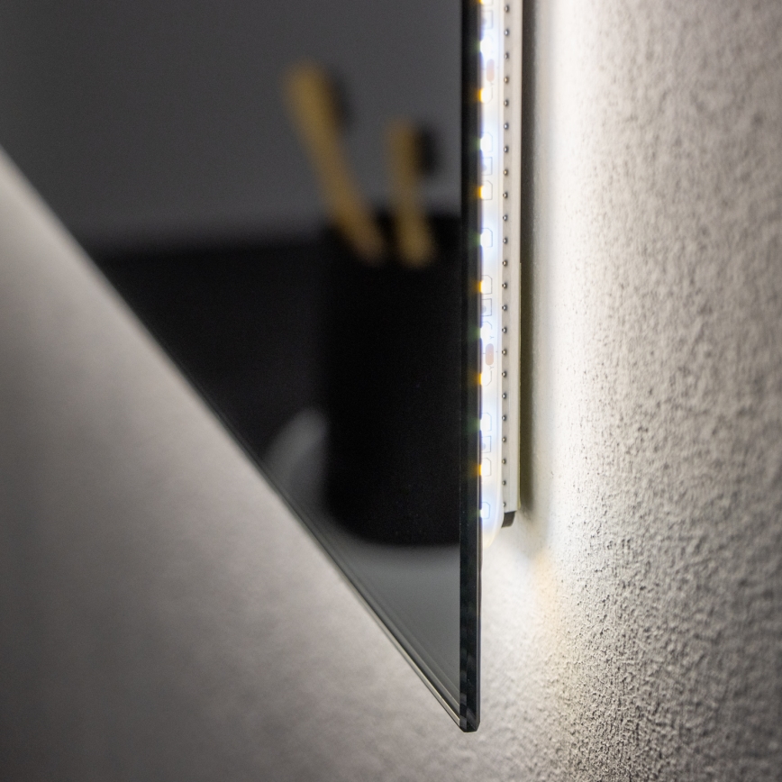 Brilagi - Miroir de salle de bains LED LUCE LED/28W/230V 60x80 cm IP44 IRC 90 à intensité variable + CCT