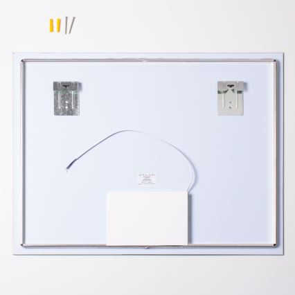 Brilagi - Miroir de salle de bains LED LUCE LED/28W/230V 60x80 cm IP44 IRC 90 à intensité variable + CCT