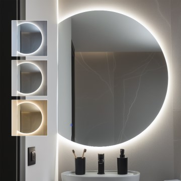 BRILAGI - Miroir de salle de bains LED MEZZO LED/25W/230V 100x80 cm IP44 IRC 90 dimmable + CCT