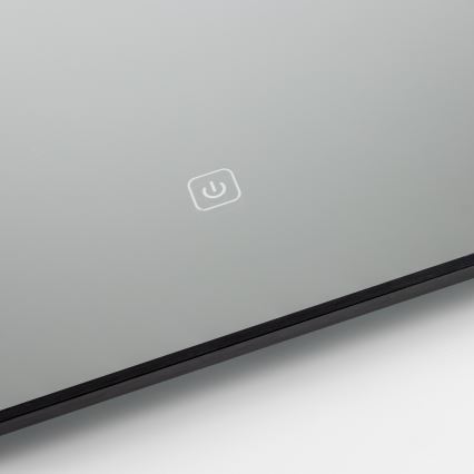 Brilagi - Miroir LED pour salle de bains SUELLO LED/24W/230V 60x60 cm noir IP44 IRC 90 dimmable + CCT