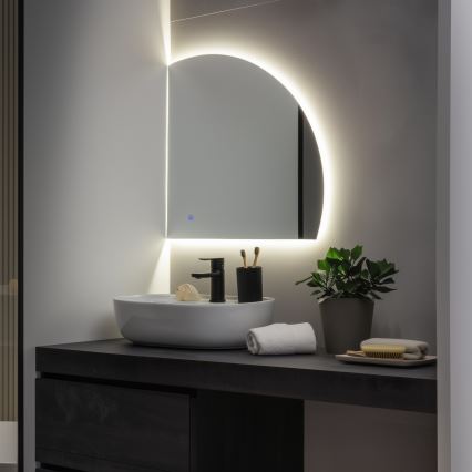Brilagi - Miroir de salle de bains LED QUARTIERE LED/18W/230V 50x55 cm IP44 IRC 90 dimmable + CCT