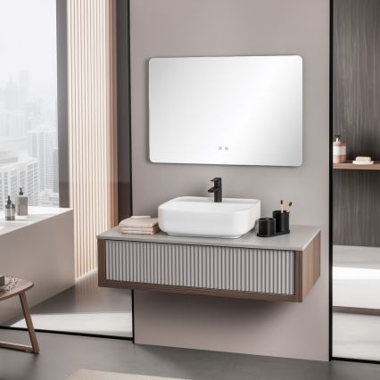 Brilagi - Miroir LED chauffant pour salle de bains DIANA LED/20W/230V 60x90 cm IP44 IRC 90 dimmable + CCT