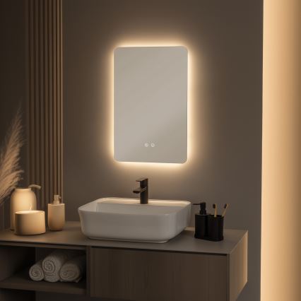 Brilagi - Miroir chauffant LED pour salle de bains DIANA LED/13W/230V 60x40 cm IP44 IRC 90 dimmable + CCT